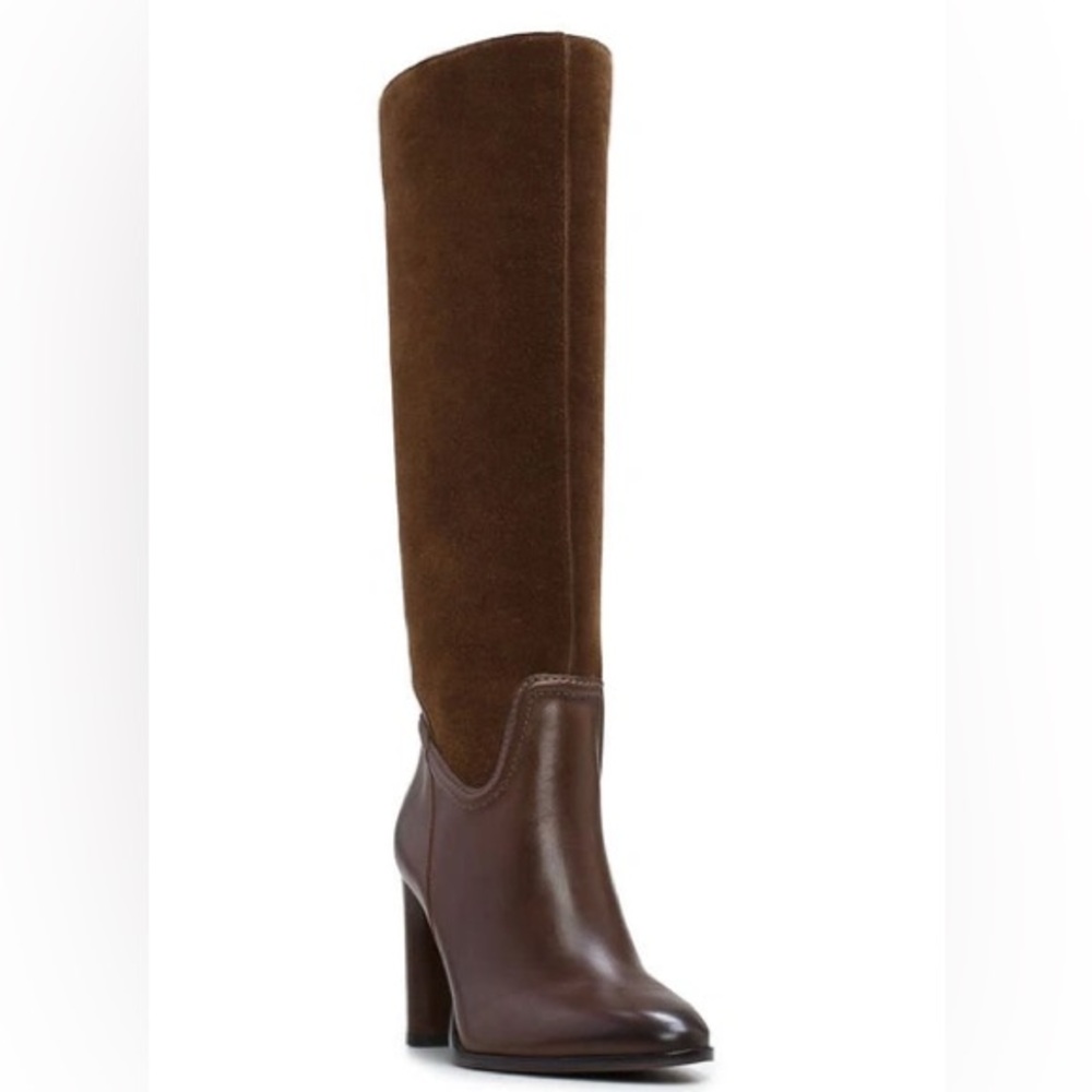 Vince Camuto Evangee Brown Knee-High Boots (7m)